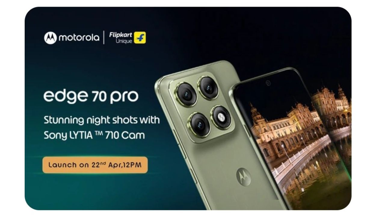 motorola edge 70 pro launch today in india 50mp triple camera 6500mah battery price and specs