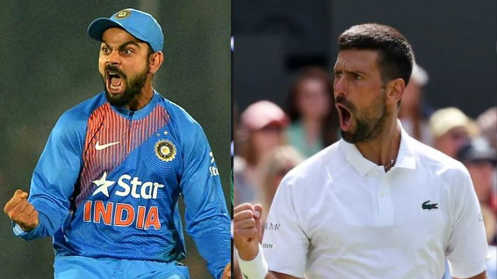 Novak Djokovic Virat Kohli (1)
