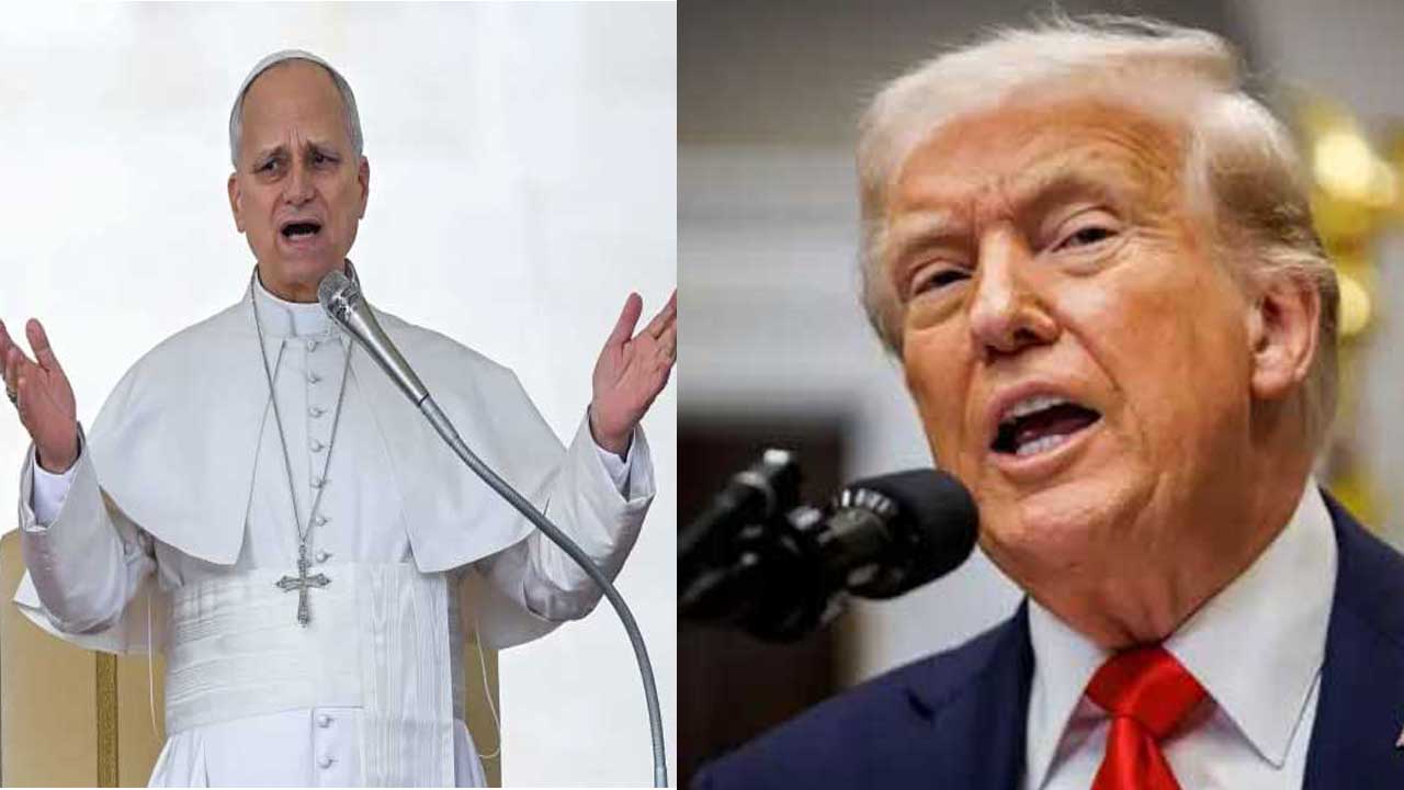 pope leo vs donald trump war comments peace statement vatican white house tensions