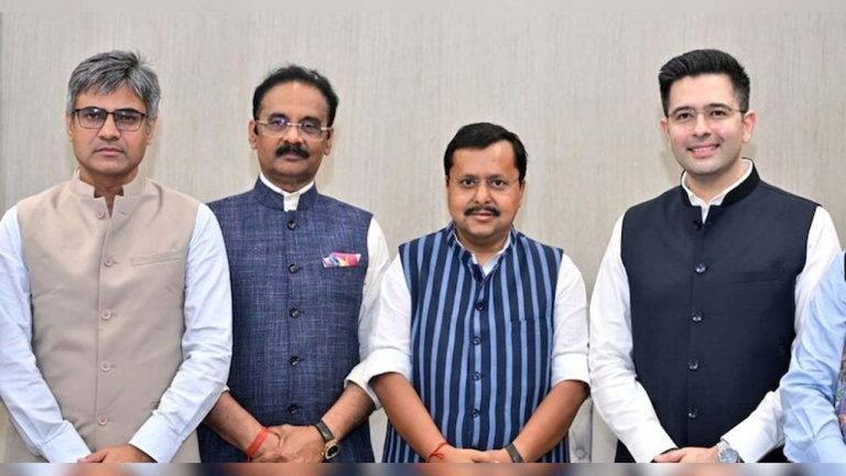 Rajya Sabha: బీజేపీలో ఆప్ ఎంపీల విలీనం.. రాజ్యసభ ఛైర్మన్ ఆమోదం