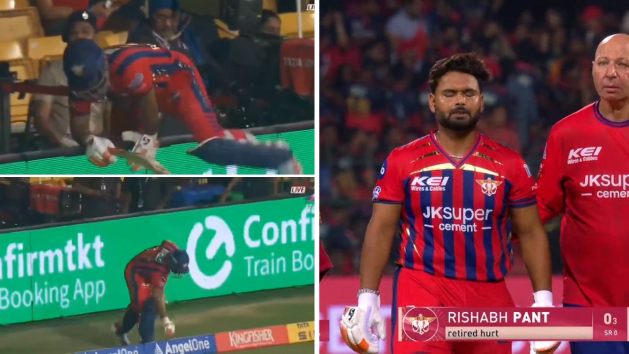 rishabh pant injury and viral entry style in ipl 2026 retired hurt after hazlewood blow
