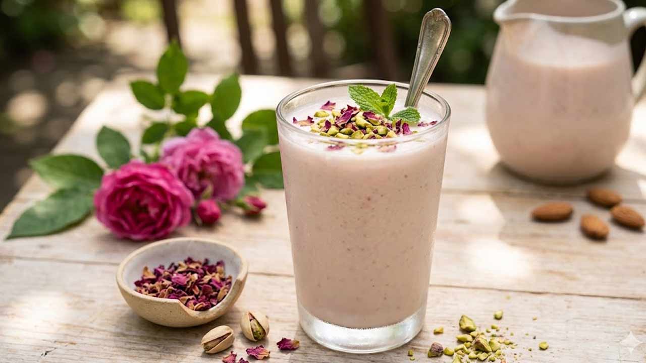 Rose Lassi Recipe: ఎప్పుడైనా రోజ్ లస్సీని రుచి చూశారా..? ఇలా సింపుల్‌గా తయారు చేయండి.. వన్‌ మోర్‌ అనాల్సిందే..