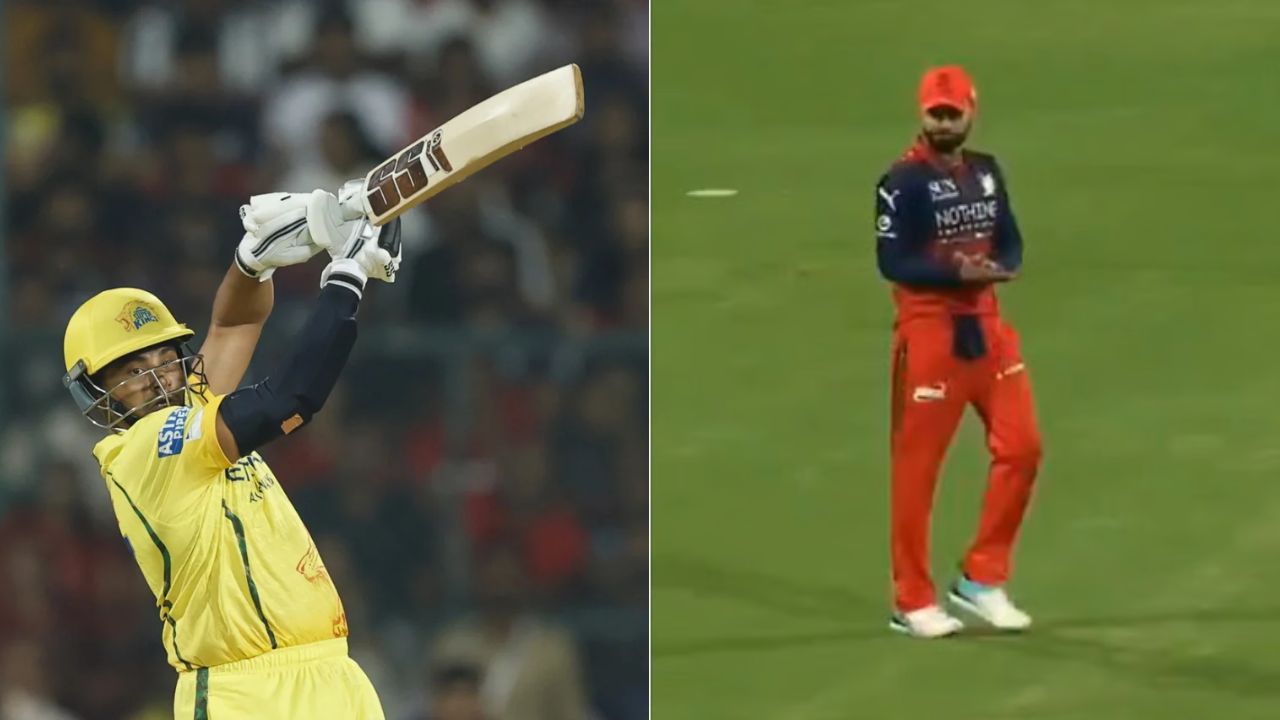 sarfaraz khan impresses king virat kohli in rcb vs csk match ipl 2026 video goes viral