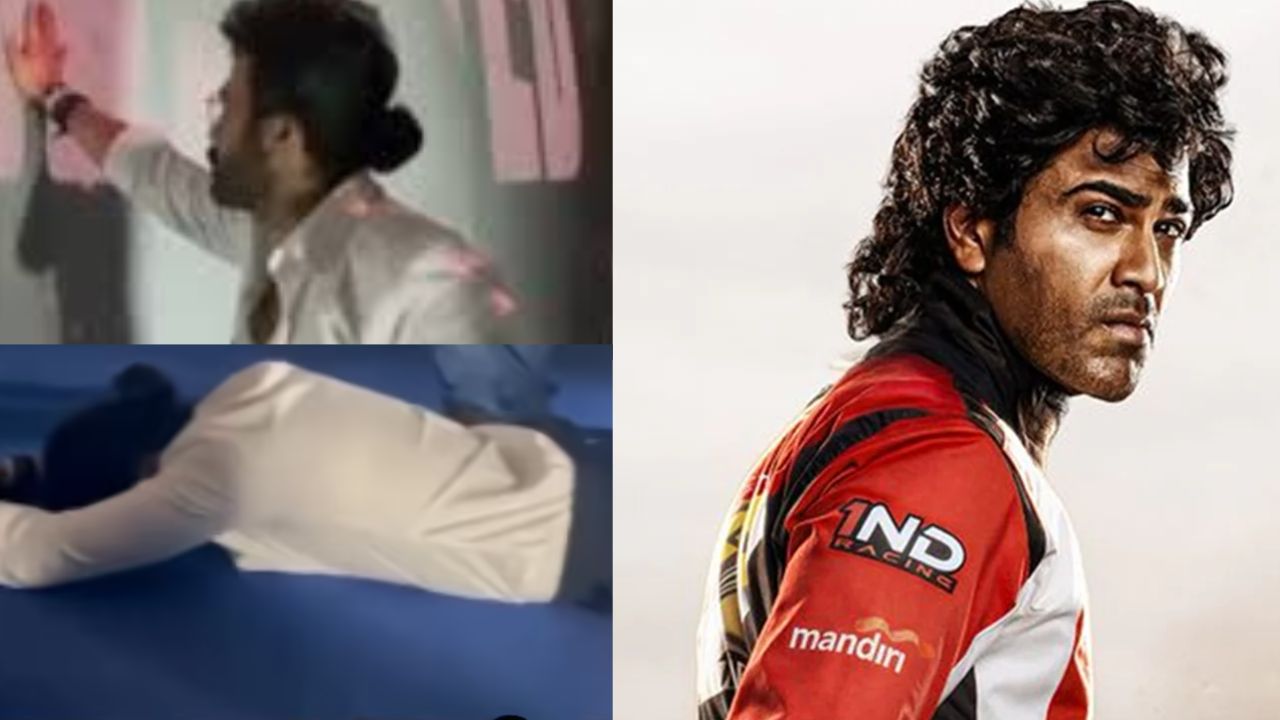 sharwanand emotional moment at sriramulu theatre biker movie success