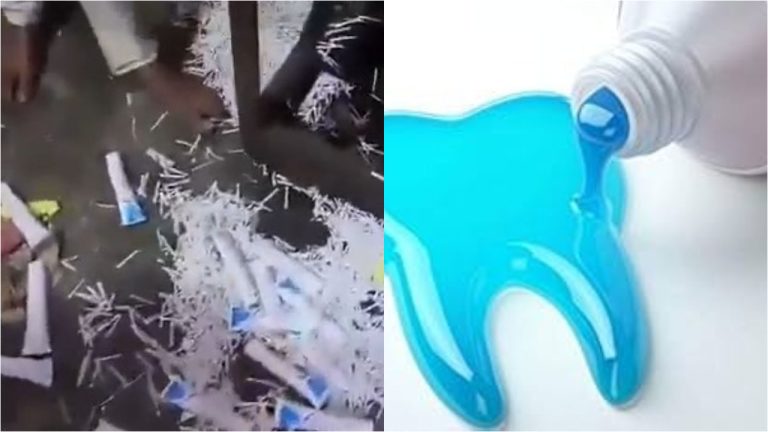 Toothpaste: టూత్ పేస్ట్ ఫ్యాక్టరీ సీజ్.. 130 కిలోల పేస్ట్‌ స్వాధీనం..