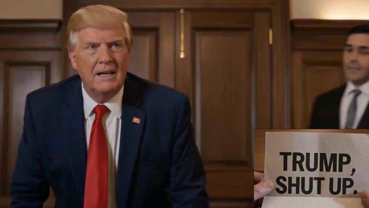 trump iran ceasefire extension ai satire video viral