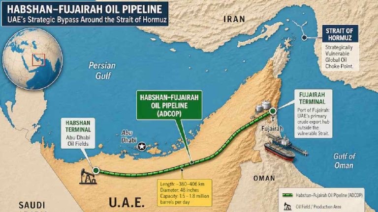 Oil Crisis: భారత్‌కు గుడ్ న్యూస్.. చమురు రూటు మార్చిన యూఏఈ..