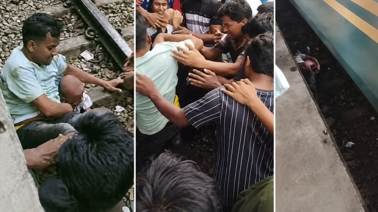 Viral Video: రైలుకింద పడ్డ చిన్నారి.. ప్రాణాలను పణంగా పెట్టి కాపాడిన తండ్రి.!