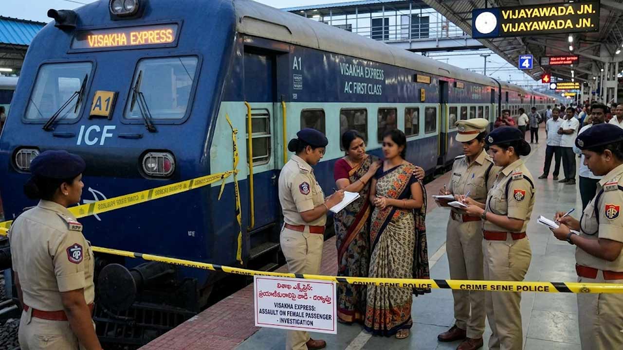 Woman Assaulted in Train: కదిలే ట్రైన్‌లో దారుణం.. విశాఖ ఎక్స్‌ప్రెస్‌లో వివాహితపై అత్యాచారం..