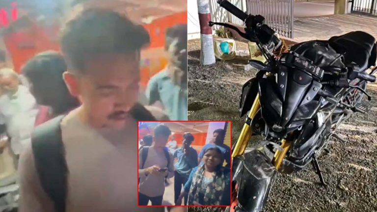 Constable: మద్యం మత్తులో కానిస్టేబుల్ రచ్చ.. మహిళను ఢీకొట్టి దురుసు ప్రవర్తన..