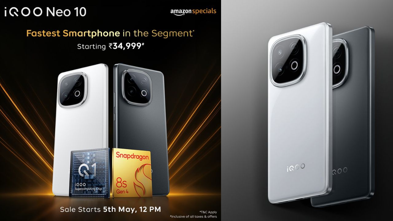iqoo neo 10 new color variants launched in india price specs and features are