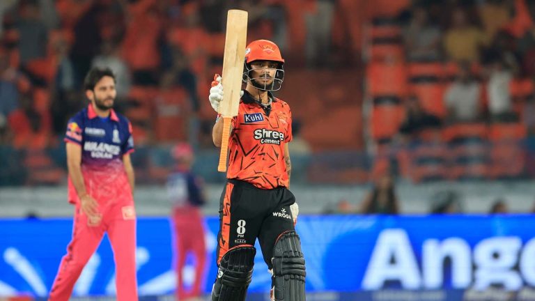 SRH vs RR: దంచి కొట్టిన ఇషాన్.. రాజస్థాన్‌ ముందు భారీ లక్ష్యం