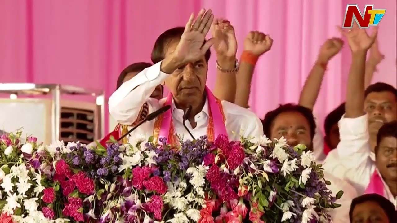 kcr jagtial speech scrapping hydraa congress criticism