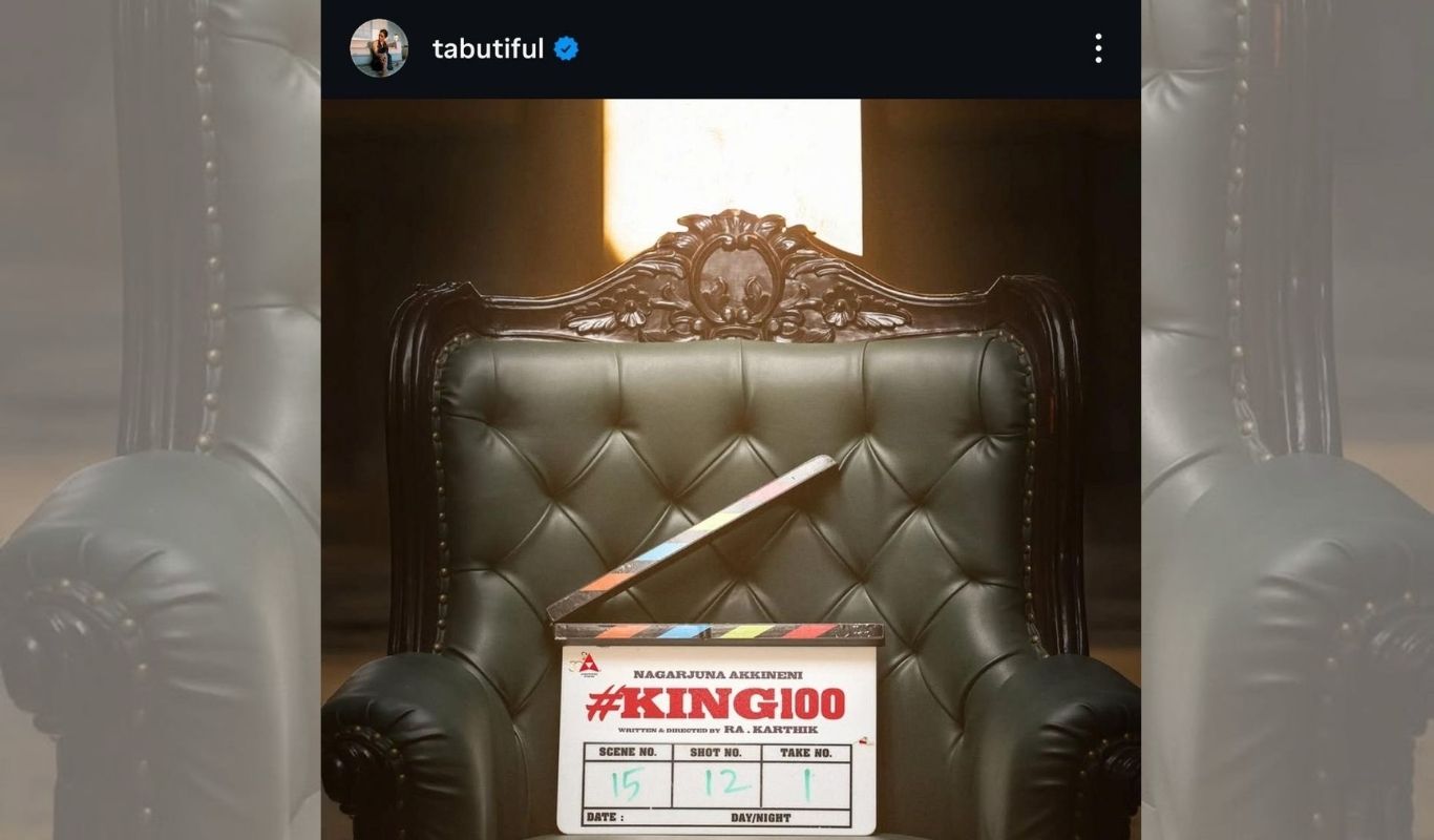 official tabu joins nagarjunas landmark 100th film king100 shoot begins