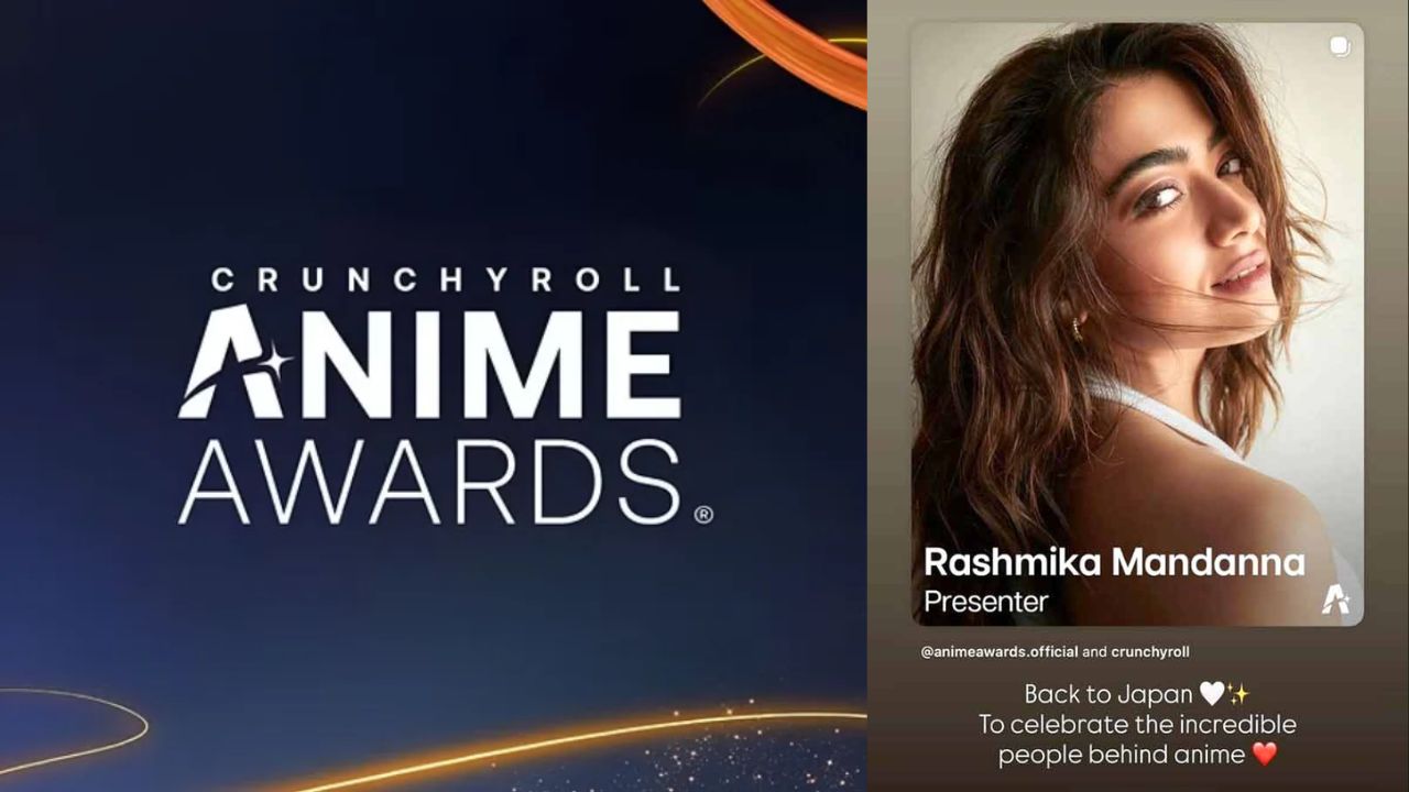 rashmika mandanna presenter crunchyroll anime awards 2026 tokyo japan