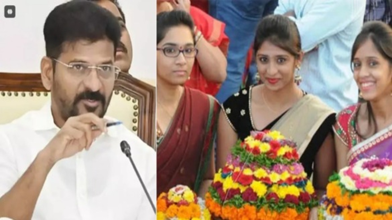 revanth reddy announces parrot green sarees distribution december