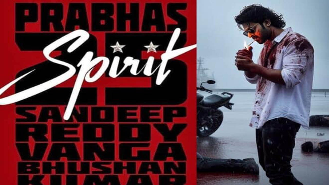 prabhas spirit movie shooting set fire accident details