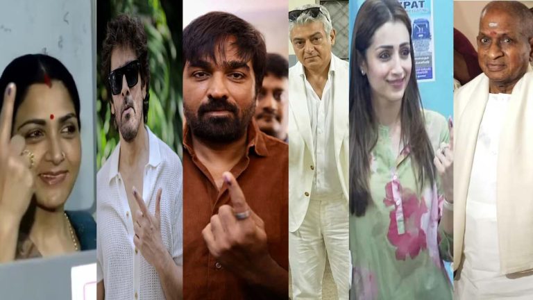 Tamilnadu Elections: తమిళనాడులో ఓటేసిన సినీ, రాజకీయ ప్రముఖులు