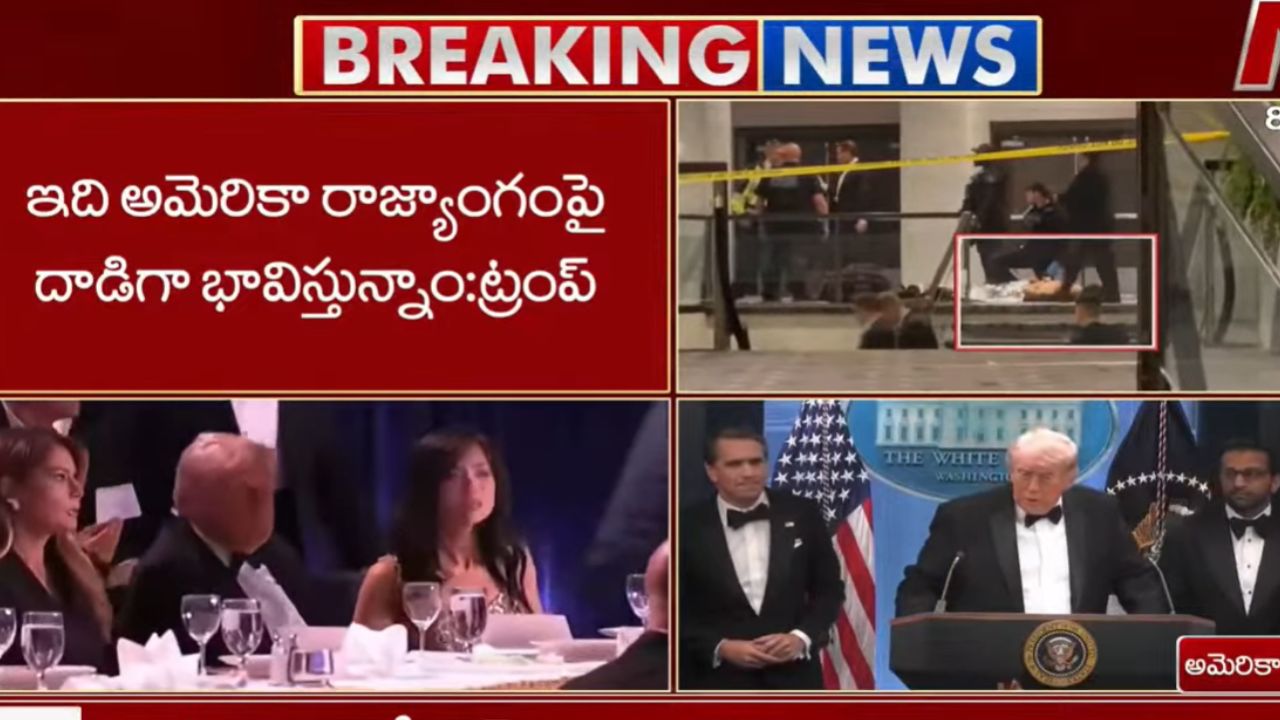 donald trump reacts to shooting scare vows victory over iran cancels peace talks