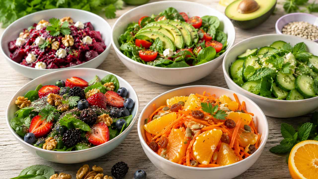 5 Best Salads for Glowing Skin: సింపుల్‌గా తయారుచేసే ఈ 5 సలాడ్లు వాడండి.. మీ చర్మం గులాబీ రంగులో మెరిసిపోతుంది..!