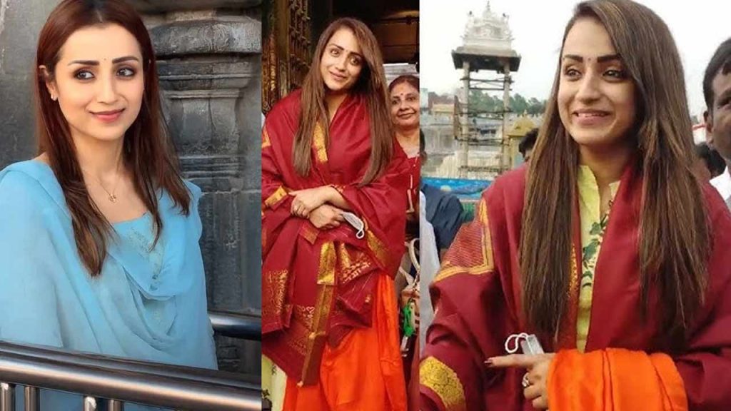 Actress Trisha Visits Tirum