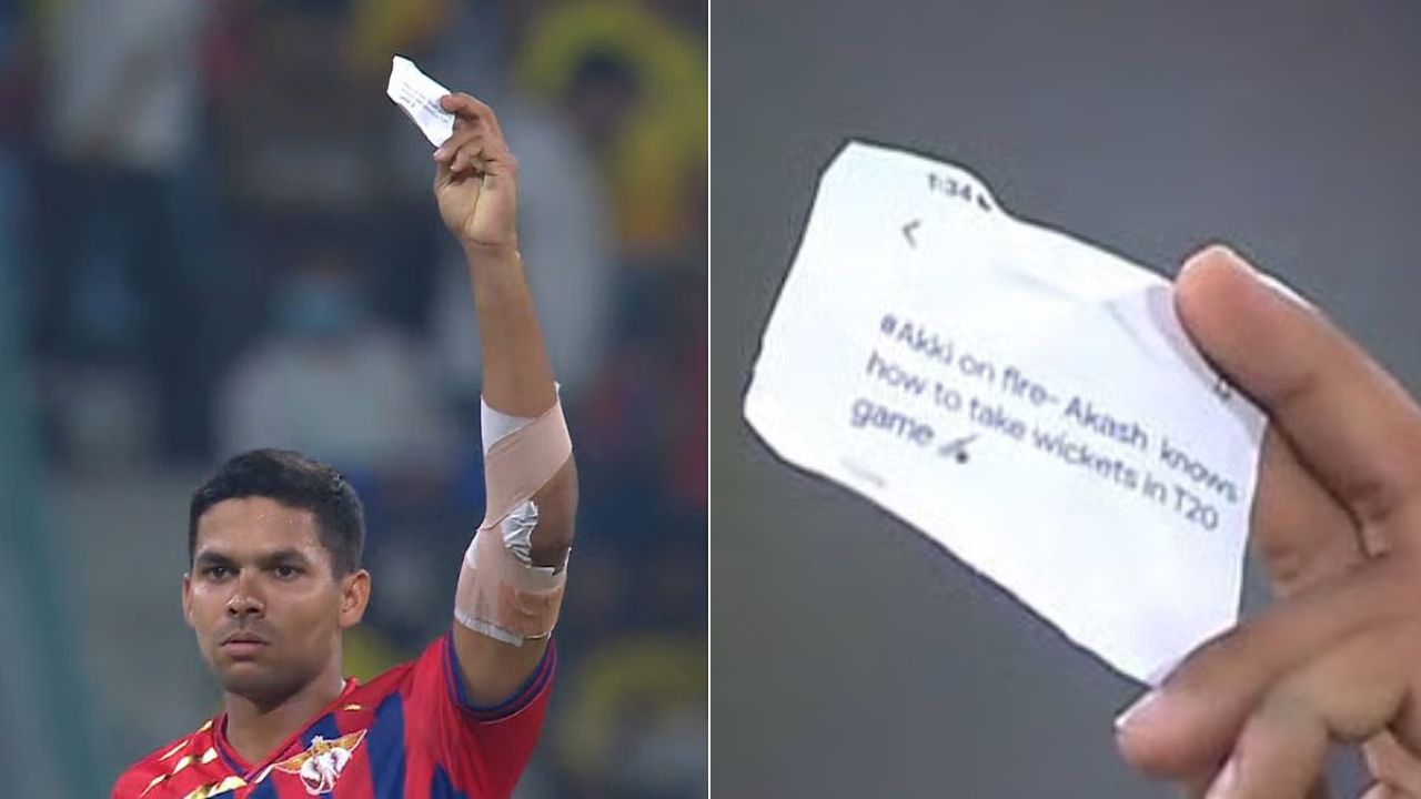 akash singh akki on fire note celebration goes viral after ruturaj samson wickets
