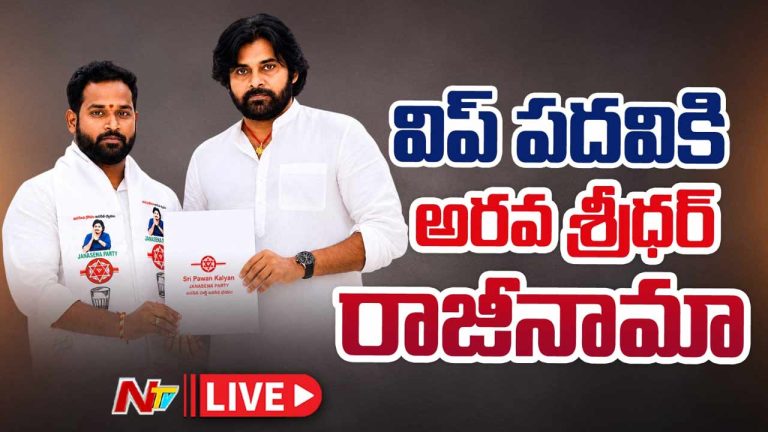 Arava Sridhar Resignation: పవన్‌ కల్యాణ్‌ను కలిసిన ఎమ్మెల్యే అరవ శ్రీధర్‌.. పదవికి రాజీనామా..