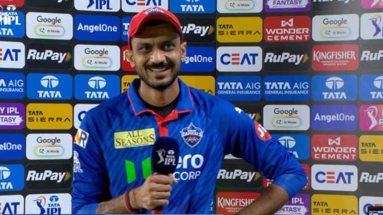 Axar Patel: మిచెల్ స్టార్క్‌తో చర్చ.. ఆసక్తికర సమాధానం చెప్పిన అక్షర్ పటేల్!