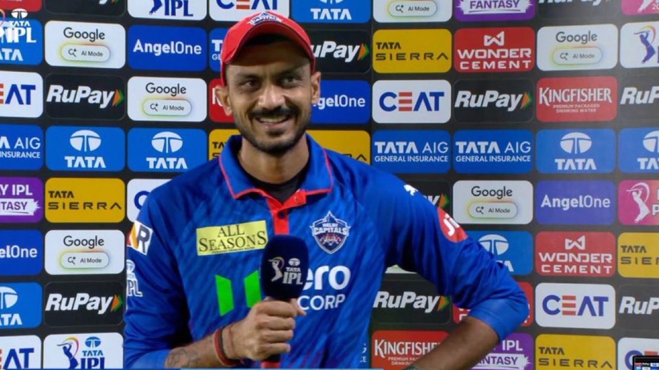 axar patel reveals interesting chat with mitchell starc after dcs win vs rr
