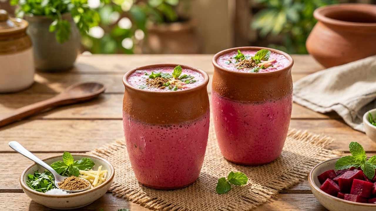 Beetroot Buttermilk Recipe: నిమిషాల్లో బీట్‌రూట్ మజ్జిగ రెడీ.. ప్రతిరోజూ తాగితే ముఖం మెరిసిపోతుంది..!