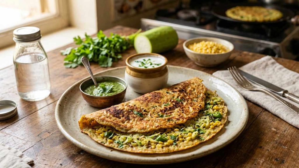 Bottle Gourd Moong Dal Chee