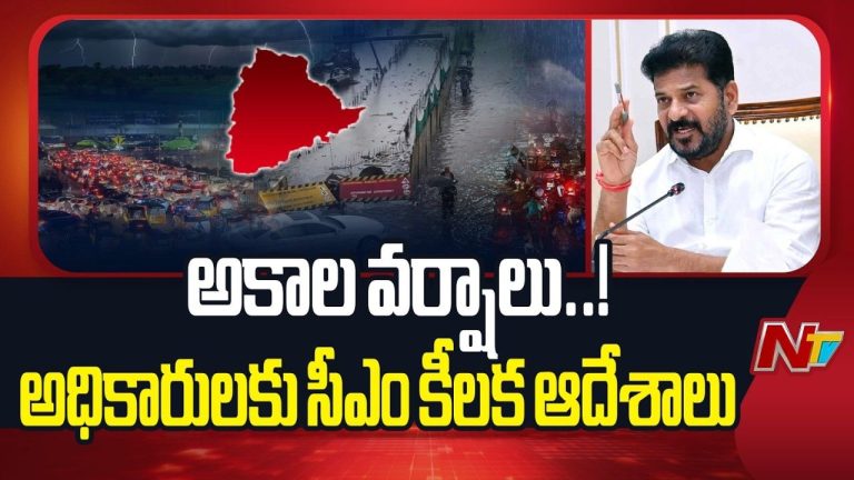CM Revanth: వర్షాలు పడుతున్నాయి.. ముందస్తు చర్యలు చేపట్టండి.. అధికారులకు సీఎం ఆదేశాలు.!
