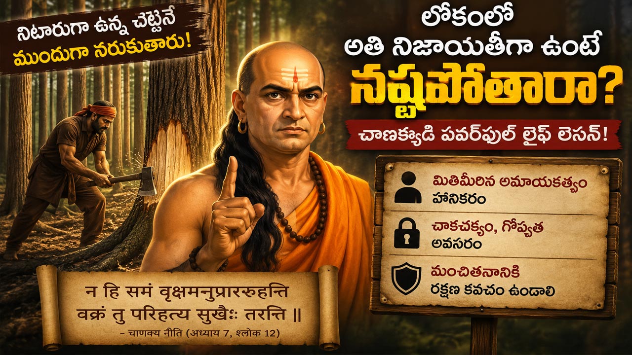Chanakya Niti: లోకంలో అతి నిజాయితీగా ఉంటే నష్టపోతారా? మనుషుల ప్రవర్తనపై చాణక్యుడి పవర్‌ఫుల్ లైఫ్ లెసన్!