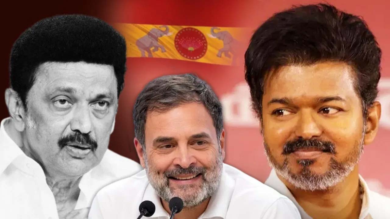 Congress TVK Alliance: మారిపోయిన తమిళ అధికార పక్షం మ్యాప్.. టీవీకే క్లీన్ స్వీప్.. డీఎంకే-కాంగ్రెస్ దోస్తీకి ‘ది ఎండ్’?