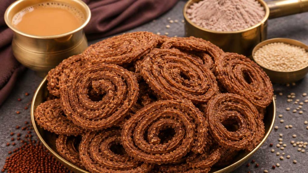 Crispy Ragi Murukku