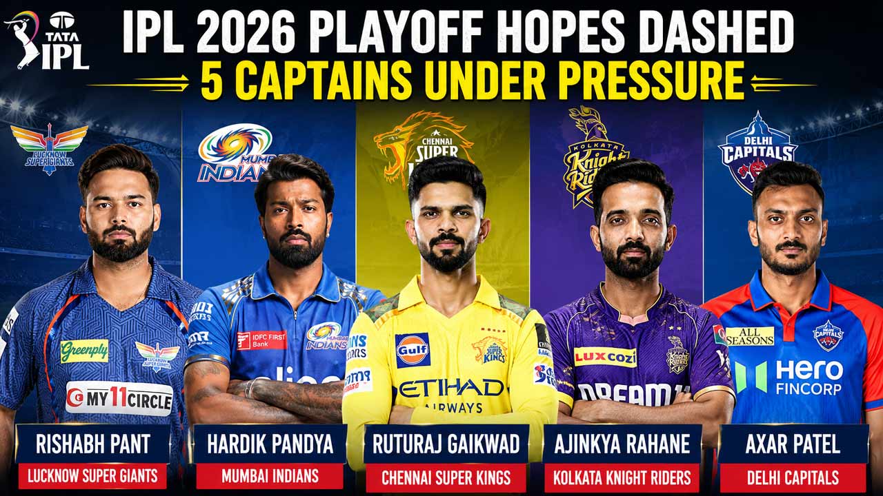 IPL 2026: ఐపీఎల్ 2026 ఎఫెక్ట్ .. డేంజర్‌ జోన్‌లో ఆ ఐదుగురు కెప్టెన్లు..!