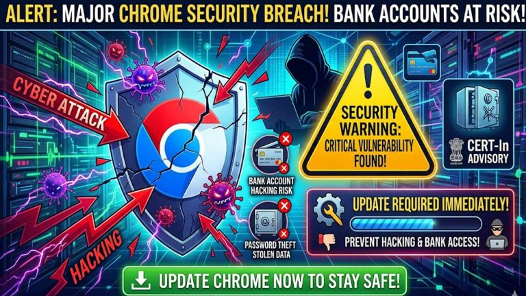 Google Chrome Security Warning: క్రోమ్ యూజర్లకు ప్రభుత్వం వార్నింగ్‌.. మీ బ్యాంక్ ఖాతా ఎప్పుడైనా ఖాళీ కావొచ్చు..!