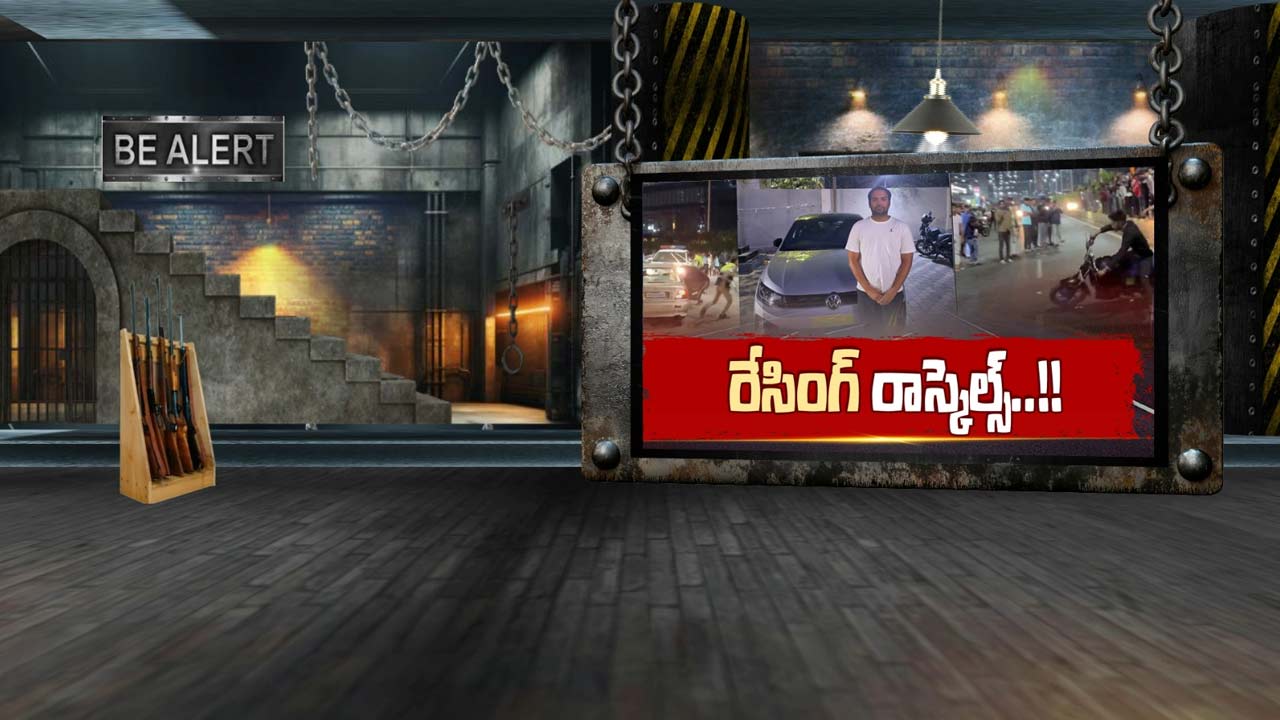 hyderabad racing newsense reckless racers ram cars toward police during crackdown