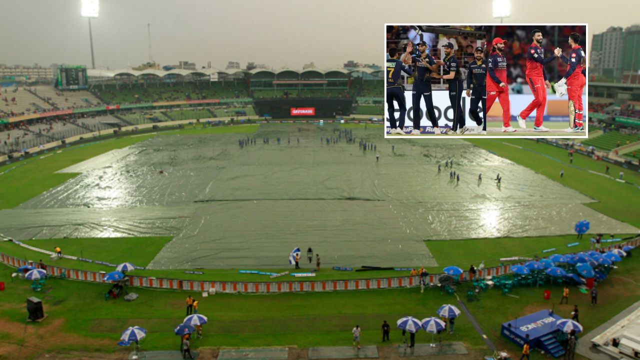 ipl 2026 final rain threat looms over rcb vs gt clash what happens if match gets washed out