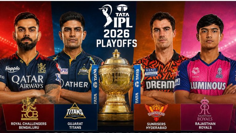 IPL 2026 Playoffs: ఆర్సీబీ లేదా జీటీకే ఐపీఎల్ 2026 టైటిల్.. ఎస్‌ఆర్‌హెచ్, ఆర్‌ఆర్‌లకు కష్టమే!