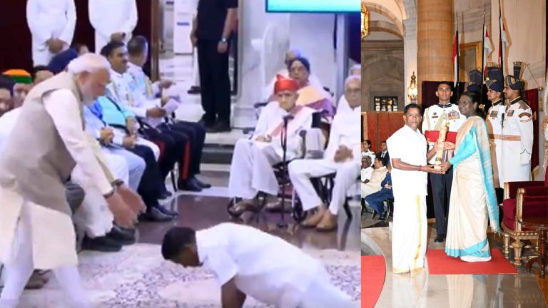 K Pajanivel: పద్మశ్రీ పురస్కారం స్వీకరించే ముందు.. ప్రధాని మోడీకి సాష్టాంగ నమస్కారం.. కె. పజనివేల్ ఎవరు?