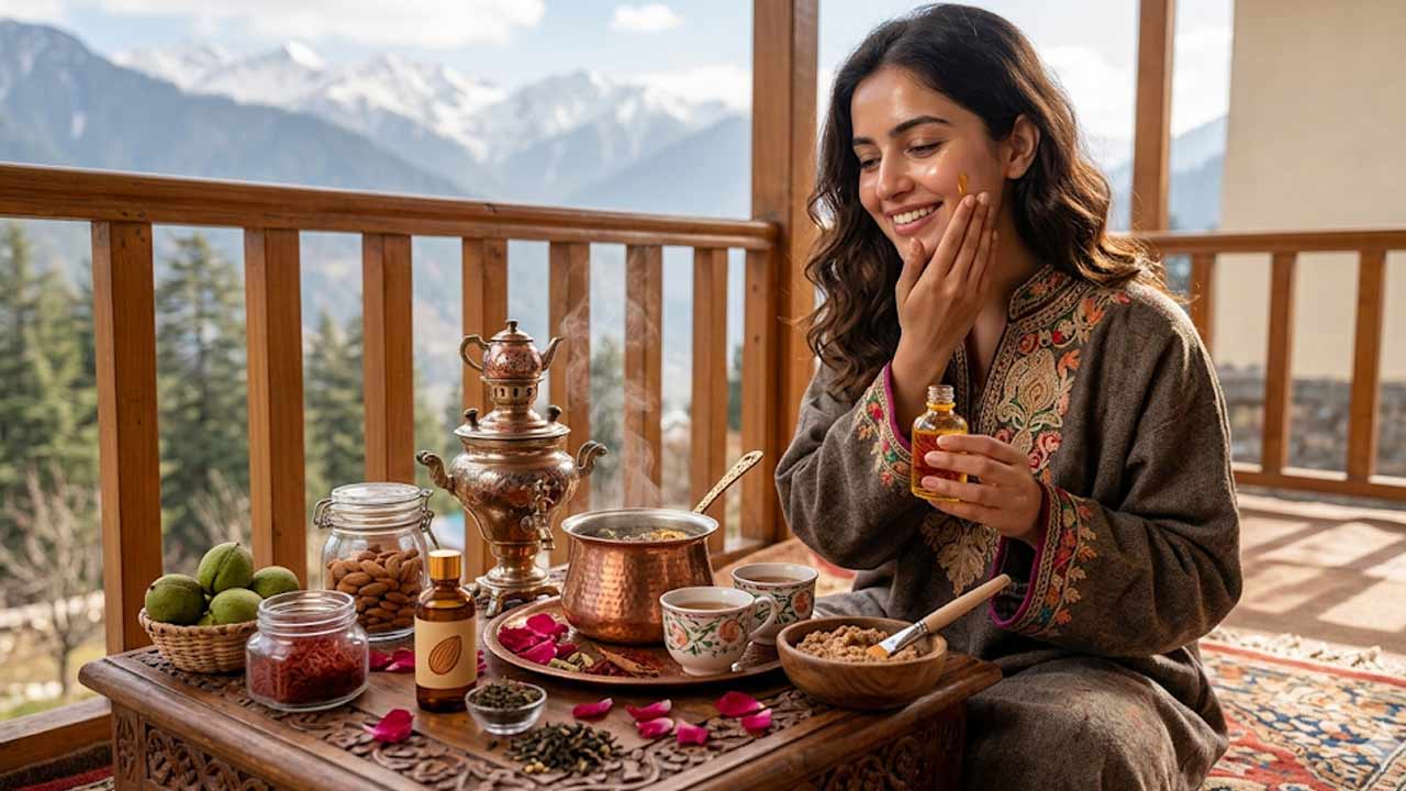 Kashmiri Beauty Secrets: మేకప్ లేకుండానే గులాబీ బుగ్గలు.. కాశ్మీరీ మహిళల సౌందర్య రహస్యాలు మీకోసం..