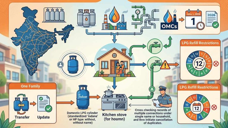 LPG Rule Changes: ఎల్పీజీ నిబంధనల్లో కీలక మార్పులు.. ఉల్లంఘిస్తే గ్యాస్‌ కనెక్షన్‌ కట్‌..!