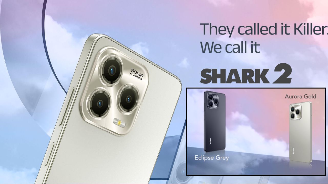 lava shark 2 5g launched in india with 6000mah battery at rs 11999