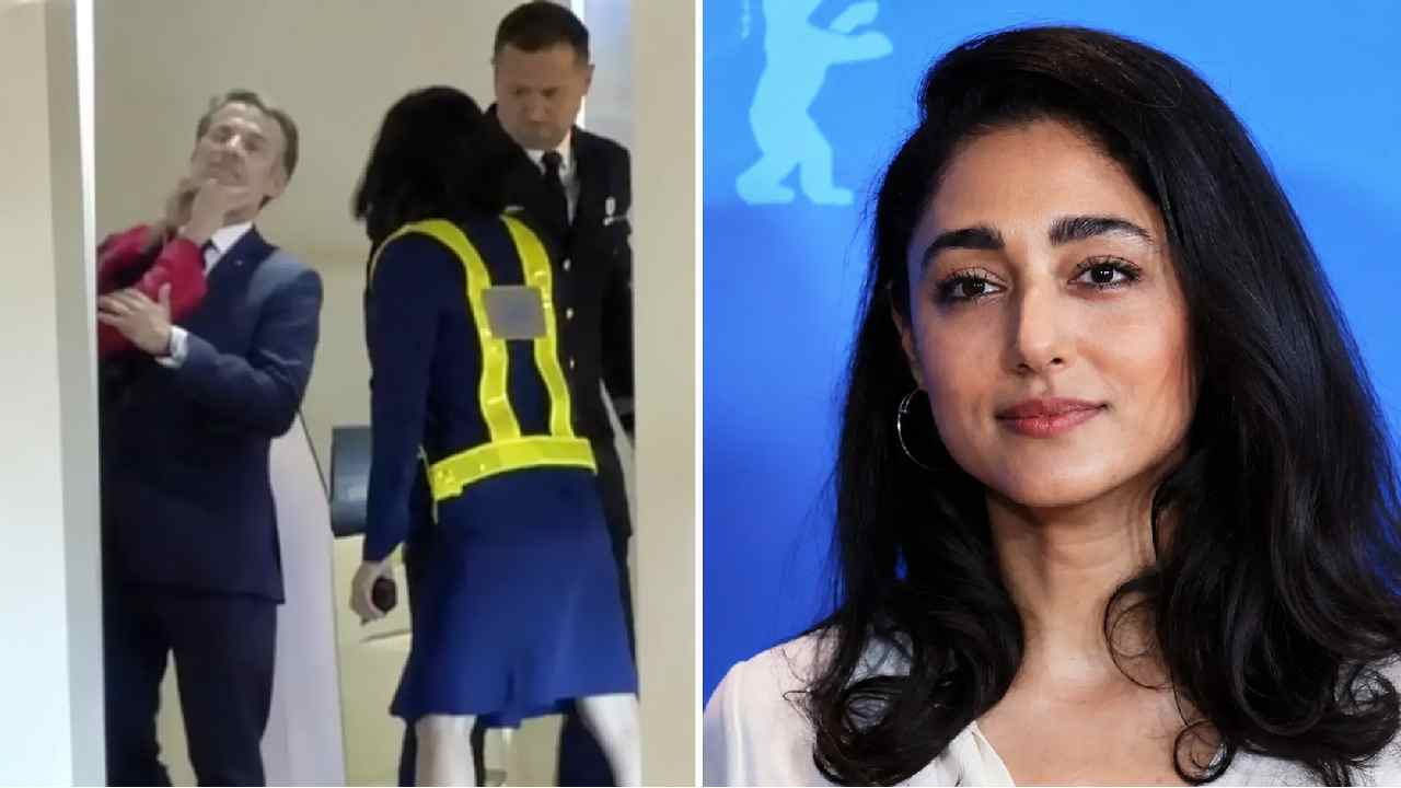 macron wife slap iranian actress texts book controversy