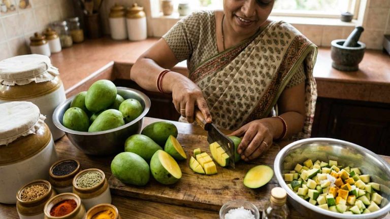 Mango Pickle Tips: మామిడి పచ్చడి తయారుచేసే టెన్షన్ తీరిపోయింది..! ఈ సింపుల్ ట్రిక్‌తో నిమిషాల్లోనే మామిడికాయలు కట్ చేయండి!