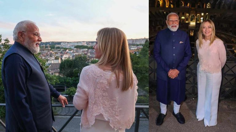 Modi-Meloni: ఇటలీలో ప్రధాని మోడీ.. నేటి చర్చల కోసం ఆసక్తిగా ఎదురుచూస్తున్నాను.. మెలోని ఫొటోలు షేర్‌ చేసిన పీఎం..