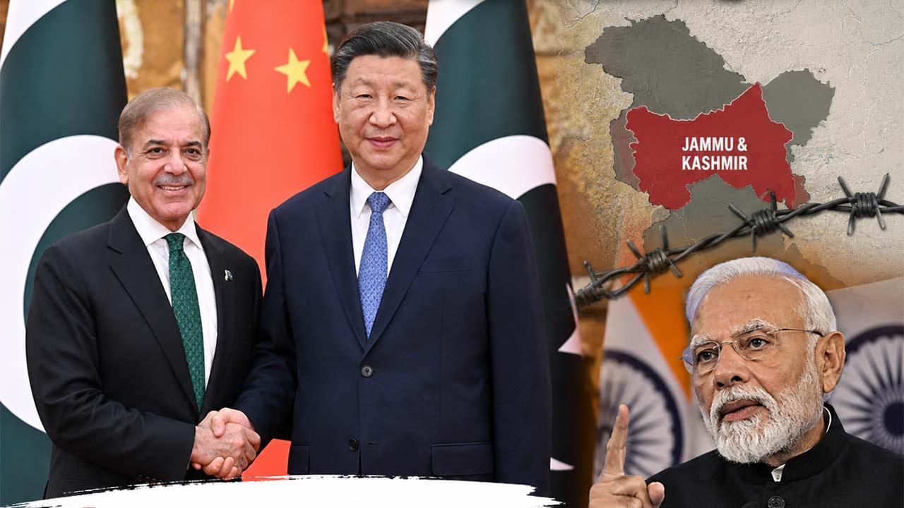 Pakistan-China: జిన్‌పింగ్‌తో షెహబాజ్ షరీఫ్ భేటీ.. కాశ్మీర్‌పై కవ్వింపులు.. మండిపడ్డ భారత్