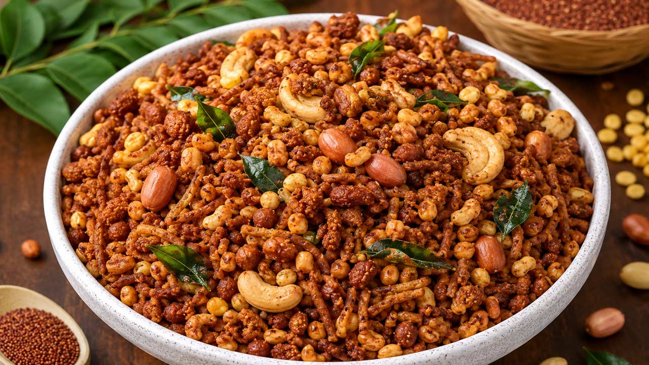 Ragi Mixture: సాయంత్రం స్నాక్స్‌లోకి క్రిస్పీ ‘రాగి మిక్సర్’.. సింపుల్‌గా హెల్తీగా ఇంట్లోనే ఇలా చేసుకోండి!
