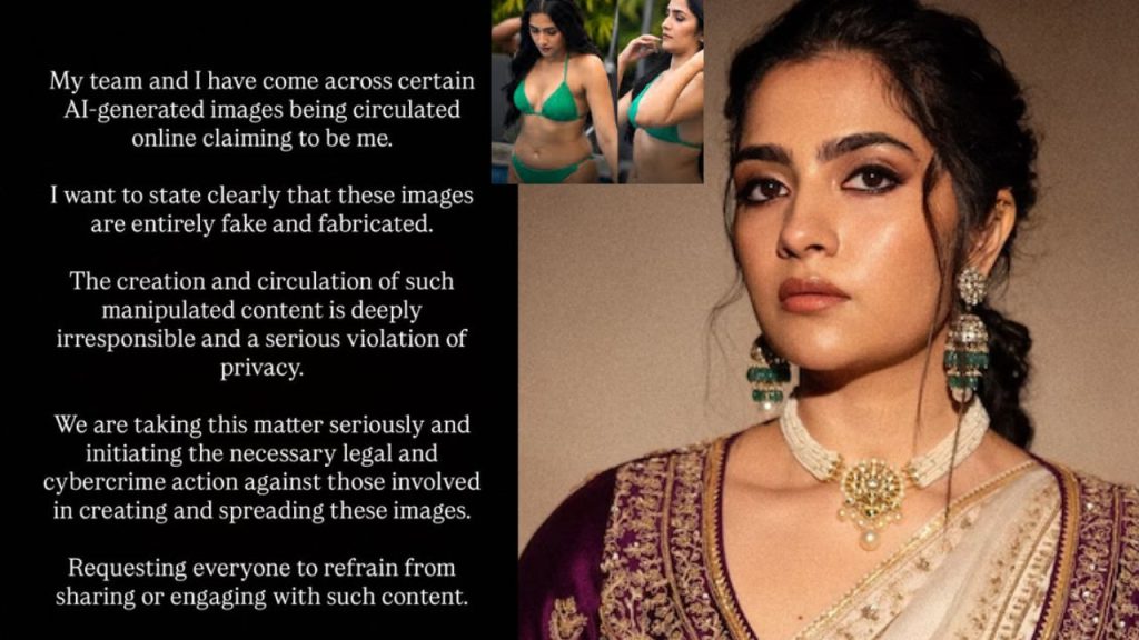 Rukmini Vasanth Clarification, Ai Deepfake Bikini Video,